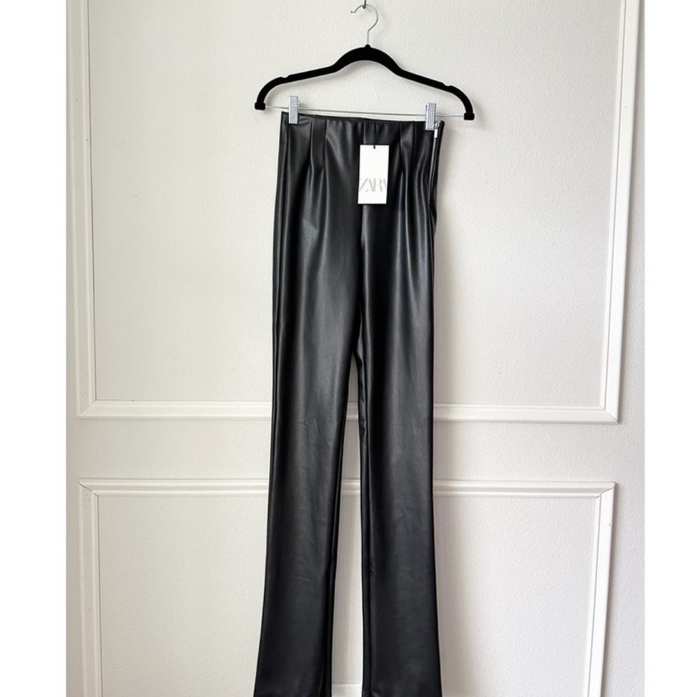 NWT Zara Faux Leather Leggings